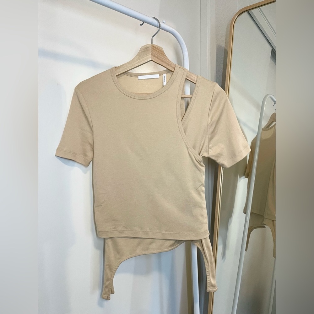 HELMUT LANG SSENSE Exclusive Tan T-Shirt